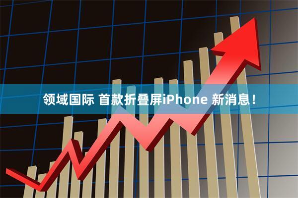 领域国际 首款折叠屏iPhone 新消息!