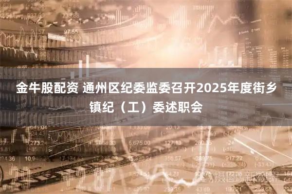 金牛股配资 通州区纪委监委召开2025年度街乡镇纪（工）委述职会