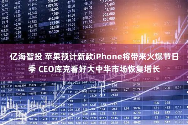 亿海智投 苹果预计新款iPhone将带来火爆节日季 CEO库克看好大中华市场恢复增长